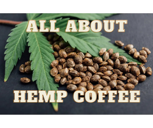 hemp coffee seeds with coffee beans