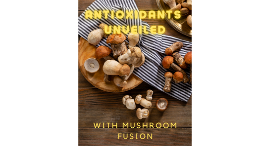 mix of mushrooms benefitial to wellbeing