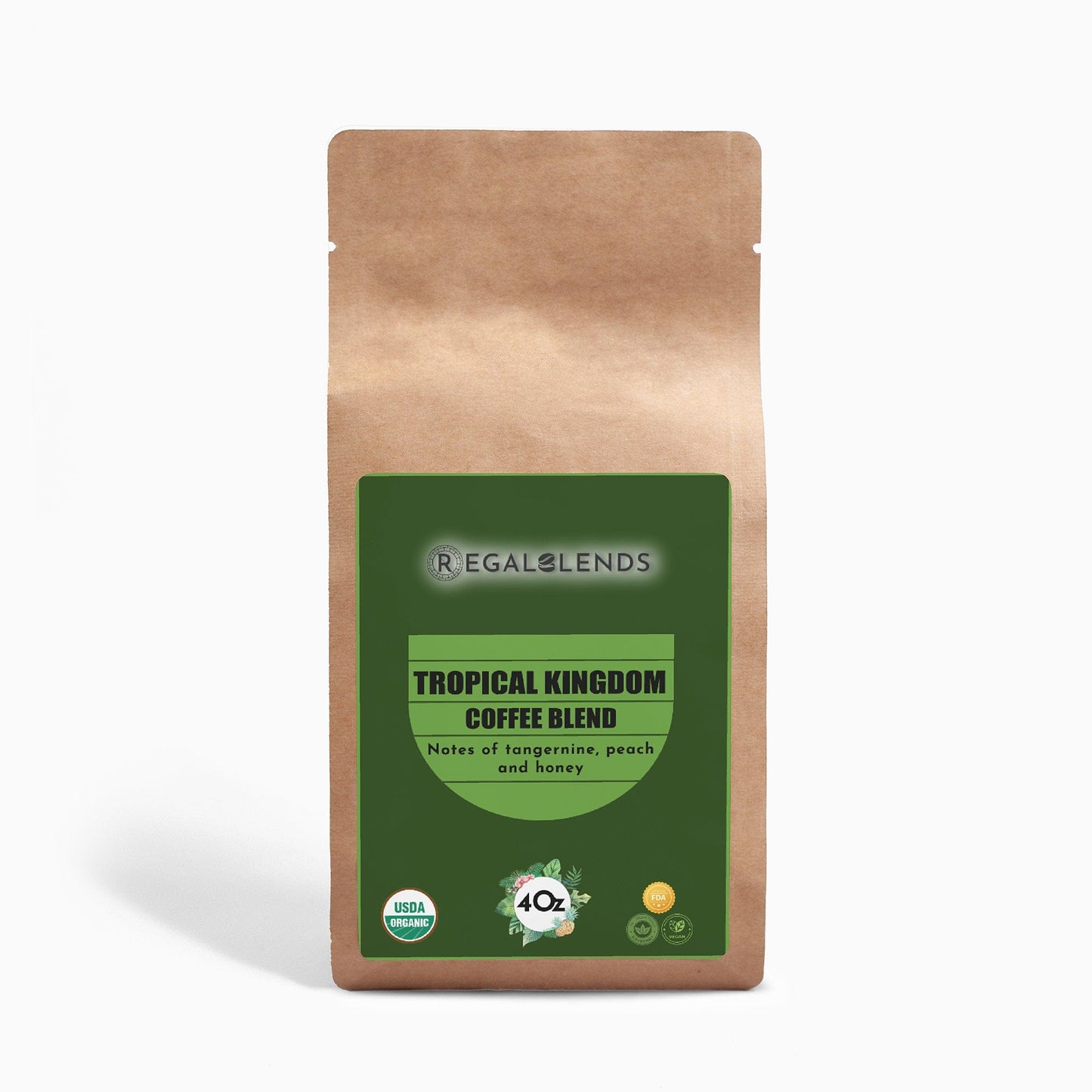 Pack of REGALBLENDS Tropical Kingdom Coffee 4 Oz